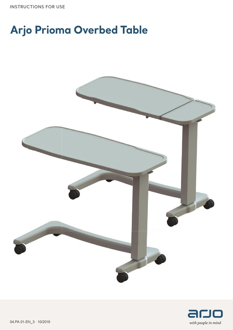 Arjo Prioma OBT4 User manual