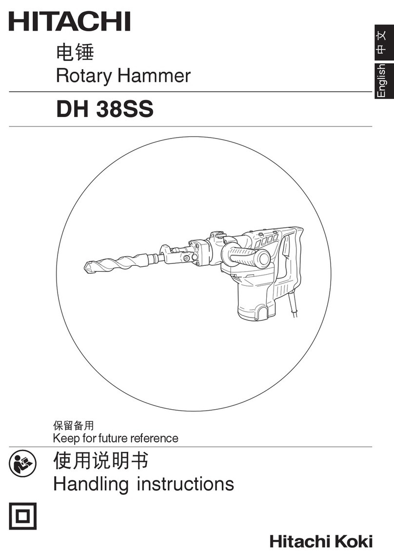 Hitachi dh 38ss User manual