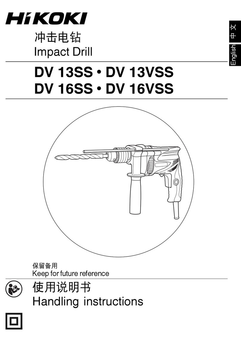 HIKOKI DV 13SS User manual