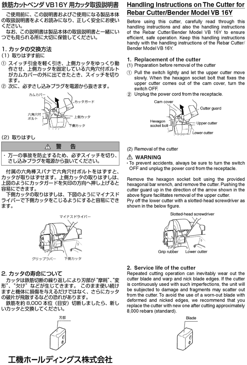 HIKOKI VB 16Y User manual