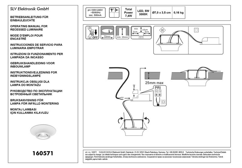 SLV Elektronik 160571 operating manual