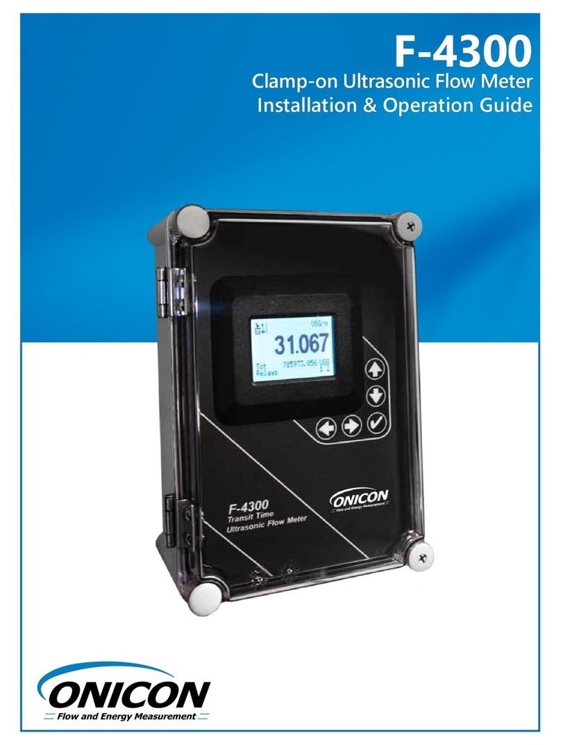 Onicon F-4300 Installation & operation guide