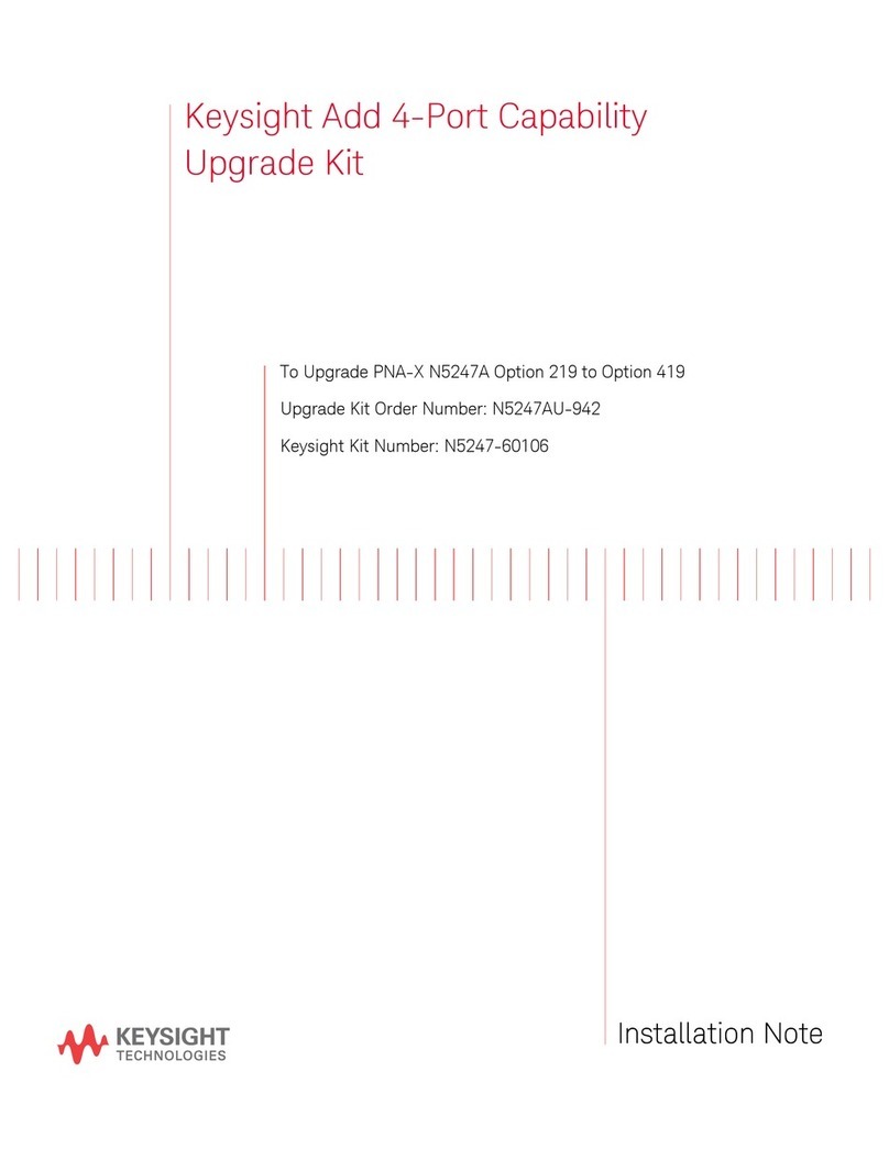 Keysight N5247-60106 Installation and operation manual