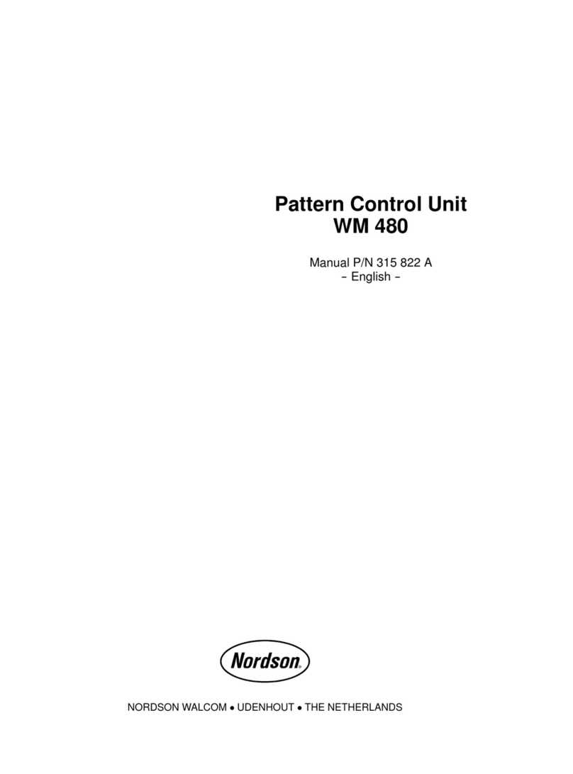 Nordson WM 480 User manual