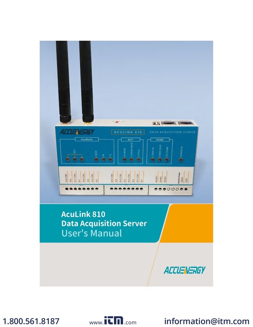AccuEnergy AcuLink 810 user manual