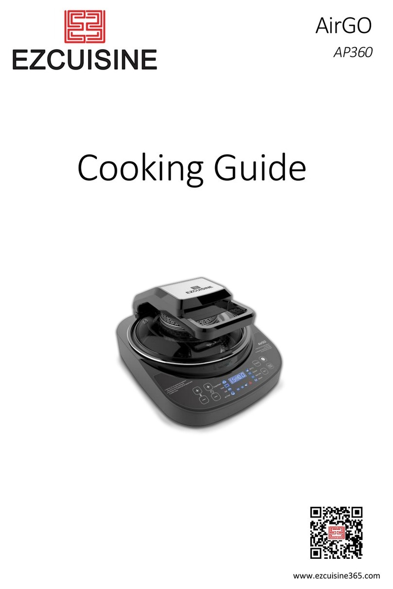 Ezcuisine AirGO AP360 Cooking guide