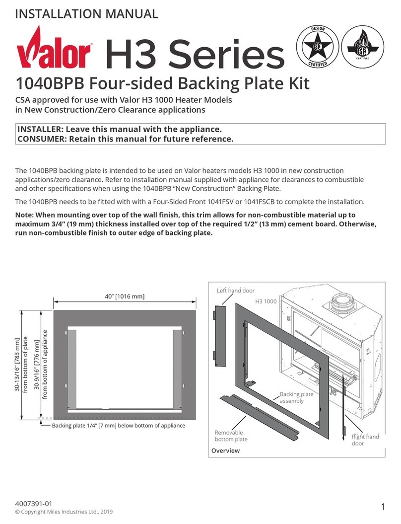 Valor H3 Series User manual Valor H3 Series User manual