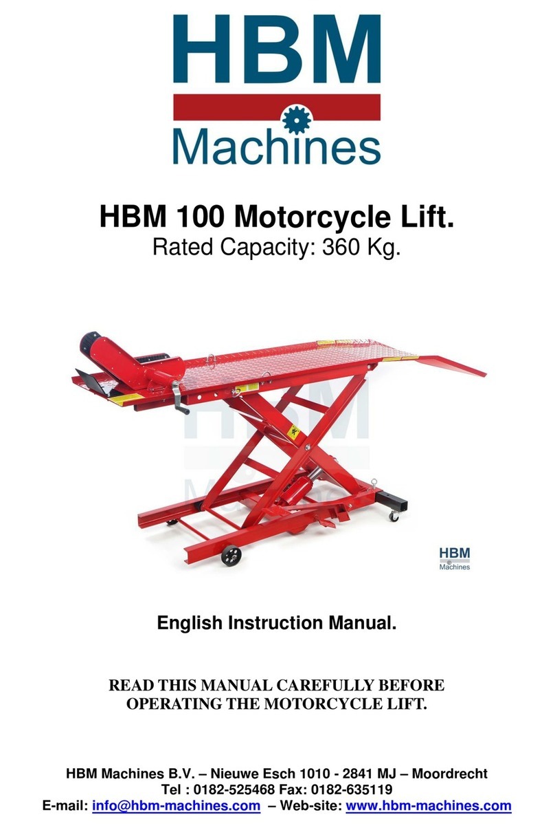 HBM HBM 100 instruction manual