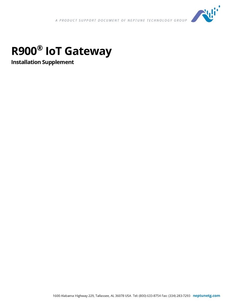 Neptune Technology R900 Installation supplement