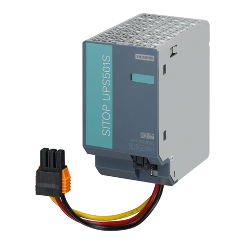 Siemens SITOP UPS501S User manual