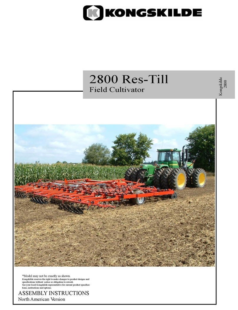 Kongskilde 2800 Res-Till User manual