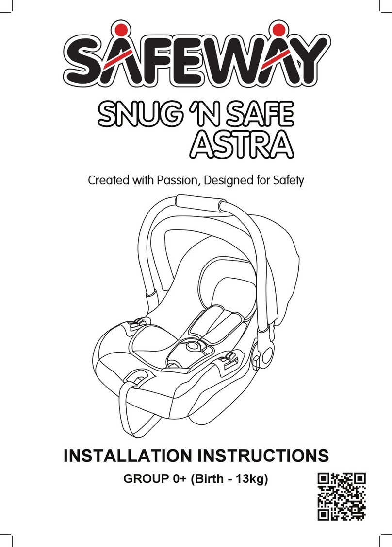 Safeway Snug'n Safe Astra installation instructions
