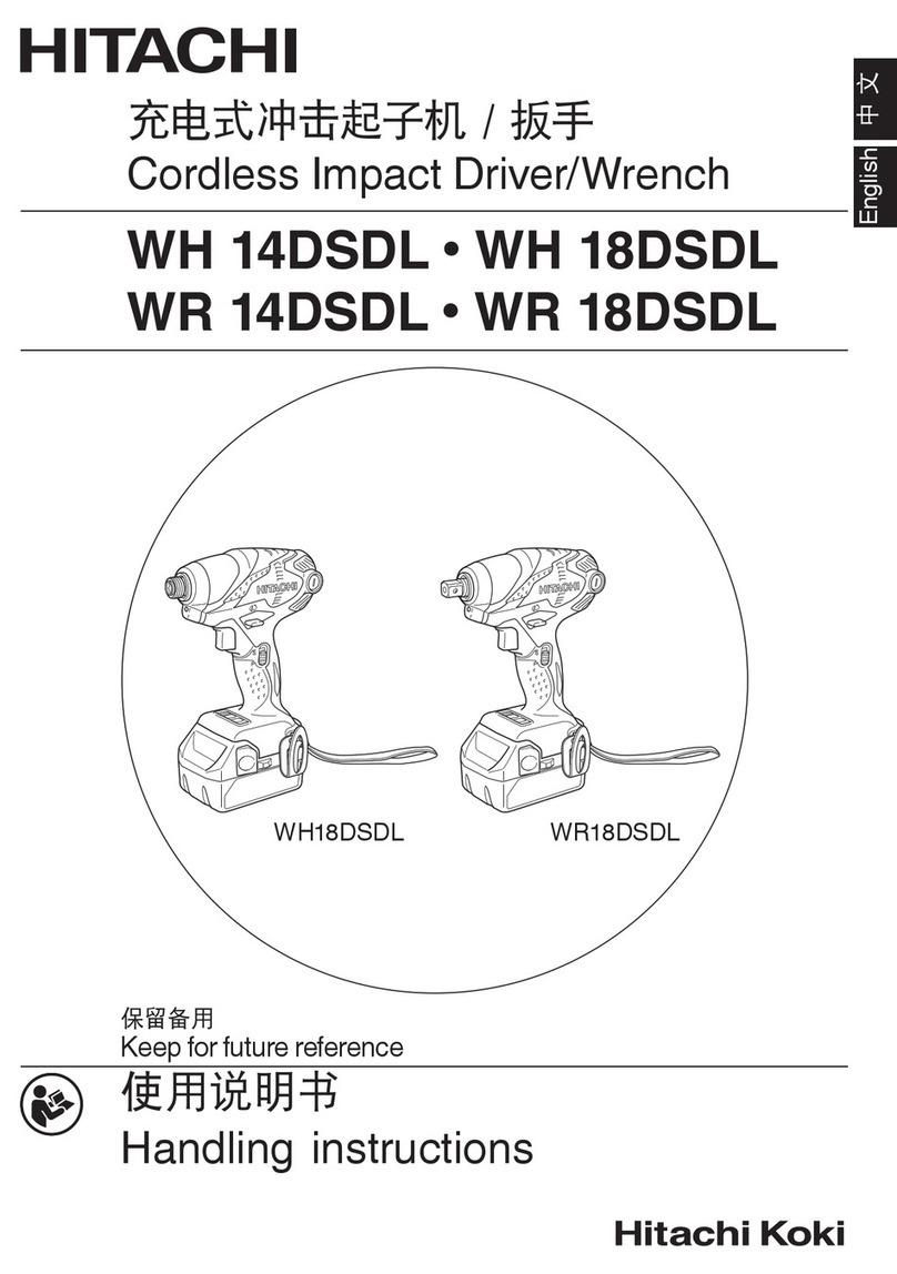 Hitachi WH 14DSDL User manual