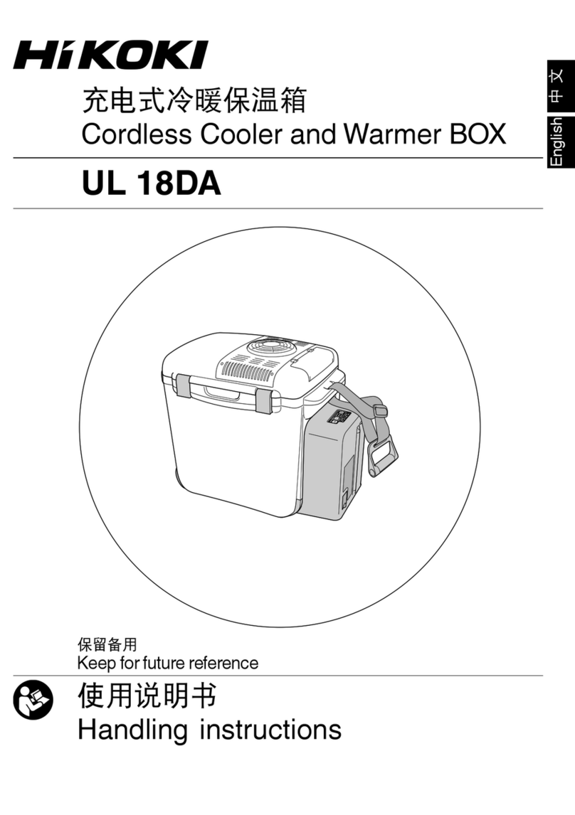 HIKOKI UL 18DA Handling instructions
