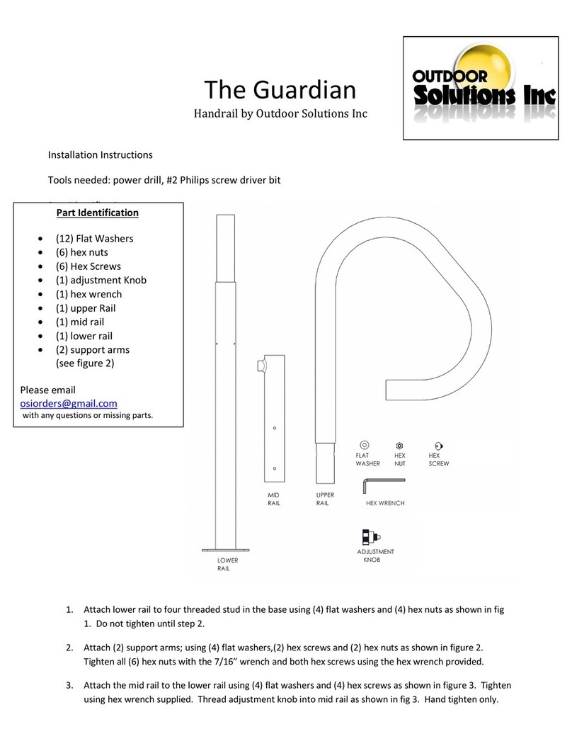 Outdoor Solutions Guardian installation instructions Outdoor Solutions Guardian installation instructions