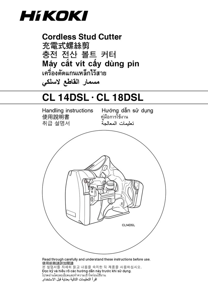 HIKOKI CL 14DSL User manual