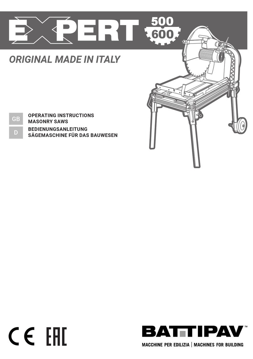 Battipav Expert 500 operating instructions