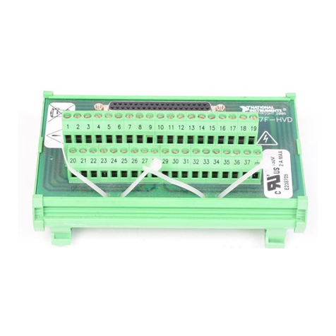 National Instruments NI CB-37F-HVD User manual