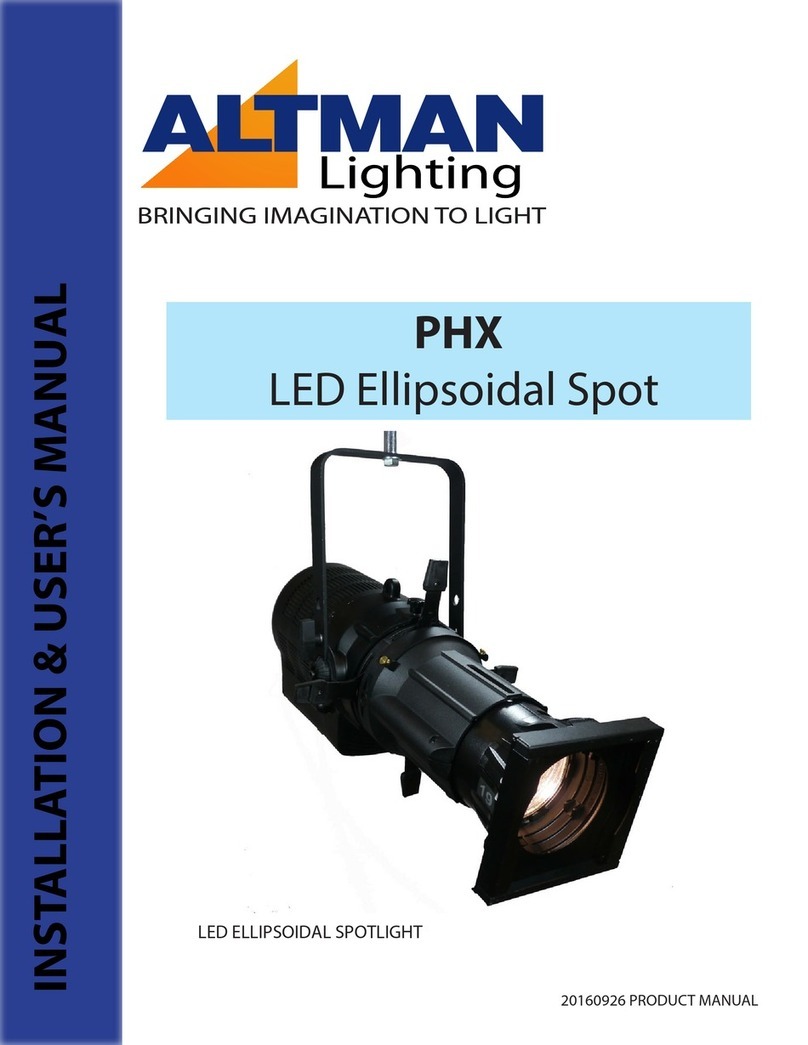 Altman PHX Instruction Manual