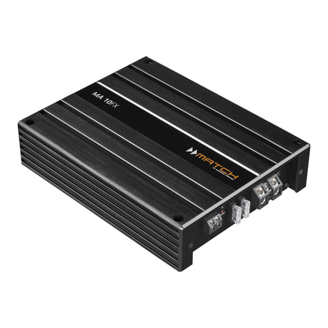 Audiotec Fischer MATCH MA 10FX manual