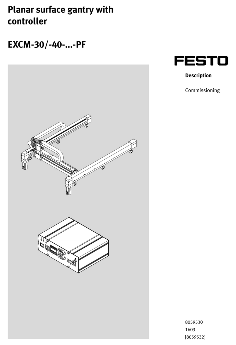 Festo EXCM-30 -PF Series User manual Festo EXCM-30 -PF Series User manual