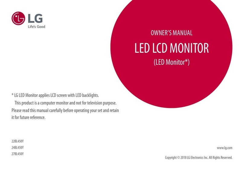 LG 27BL450Y User manual