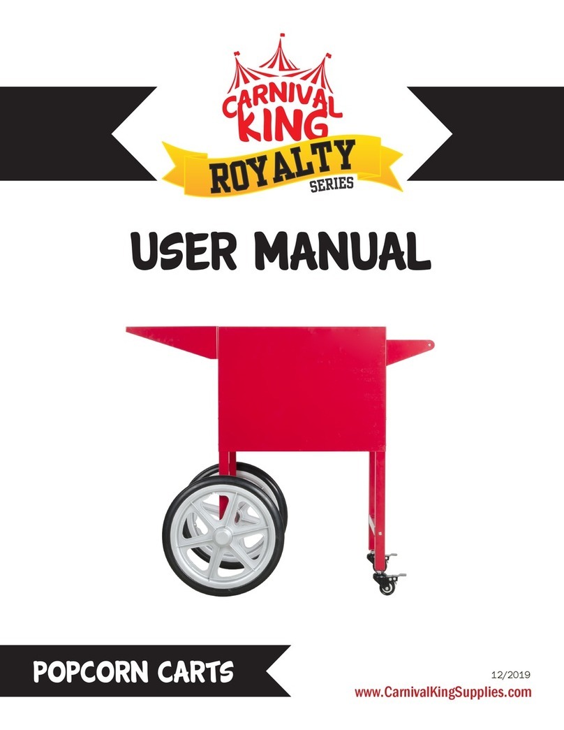 Carnival King ROYALTY Seies user manual