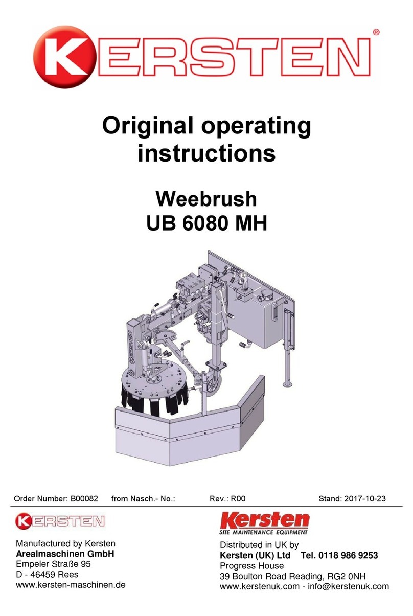Kersten UB 6080 MH Original operating instructions