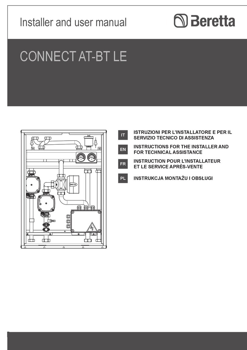 Beretta CONNECT AT LE installer and user manual Beretta CONNECT AT LE installer and user manual