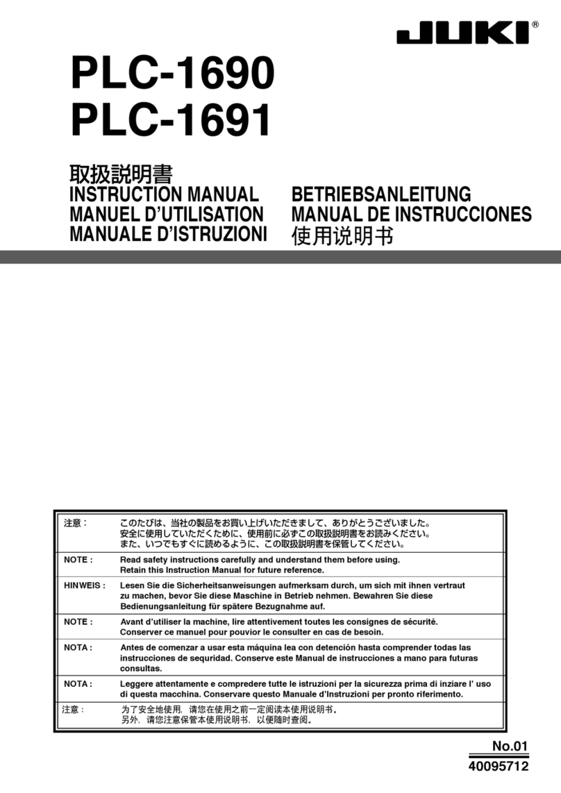 JUKI PLC-1690 User manual JUKI PLC-1690 User manual