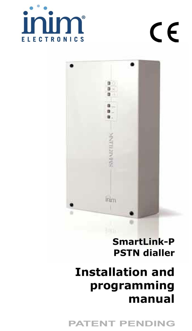 INIM Electronics SmartLink-P Assembly instructions