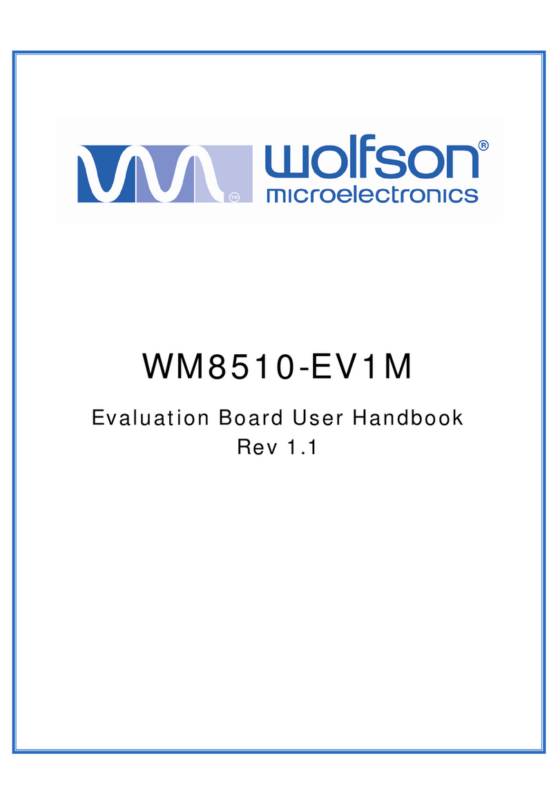Wolfson WM8510-EV1M User handbook