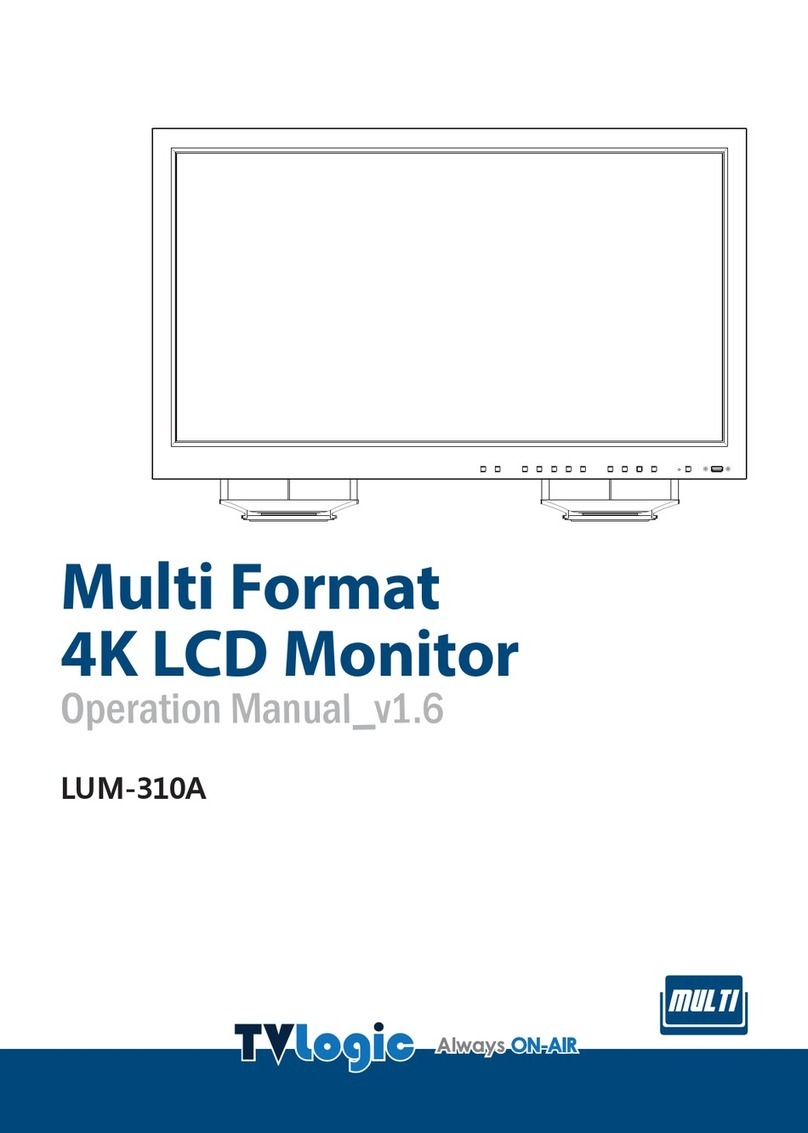 TV Logic LUM-310A User manual
