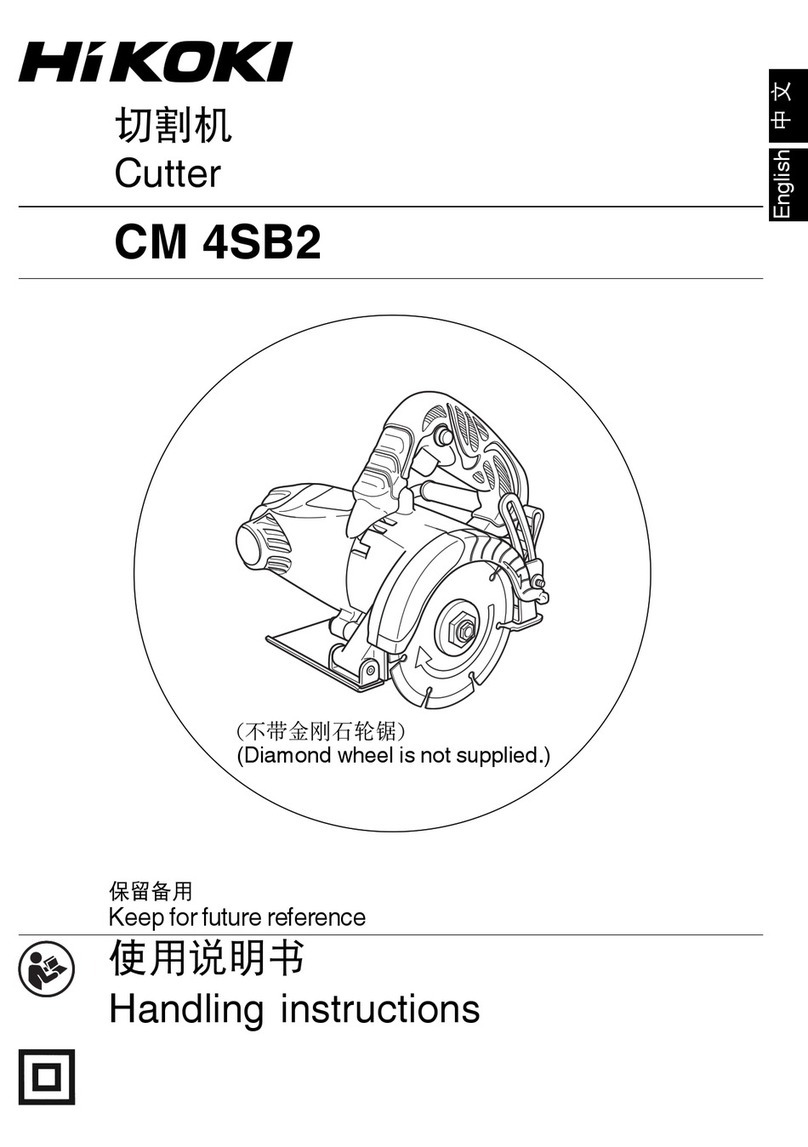 HIKOKI CM 4SB2 User manual