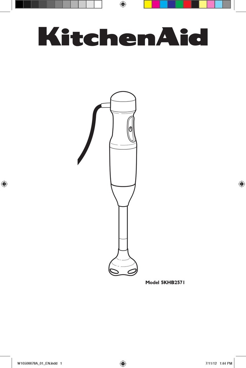 KitchenAid 5KHB2571 User manual KitchenAid 5KHB2571 User manual