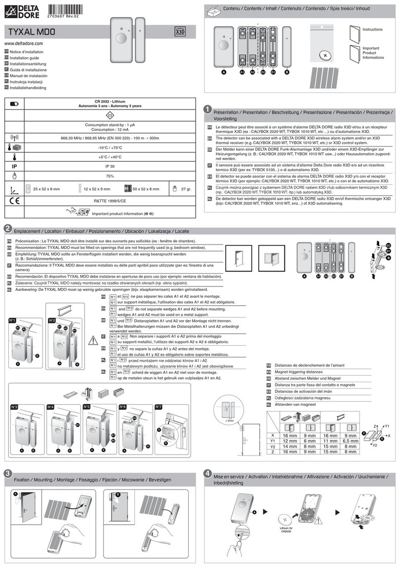 DELTA DORE TYXAL MDO installation guide
