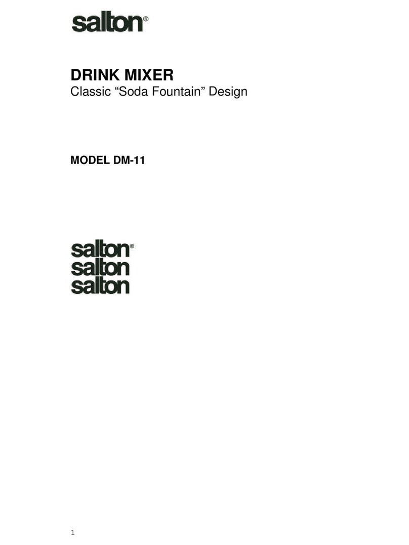 Salton DM-11 manual