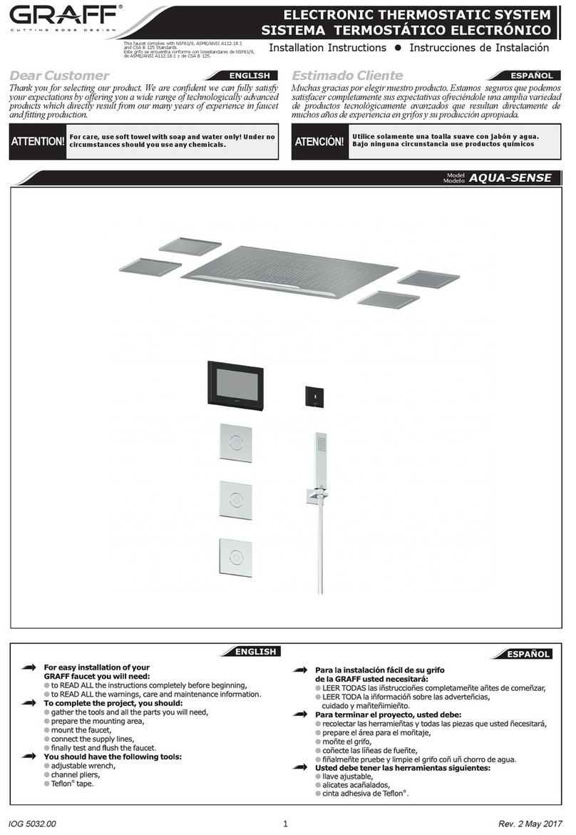Graff Aqua-Sense installation instructions
