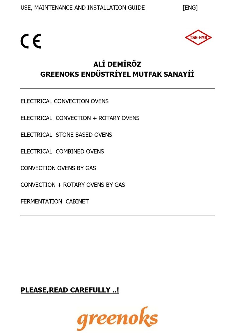 GREENOKS GKF-5 COMB Use, Installation and Maintenance Guide