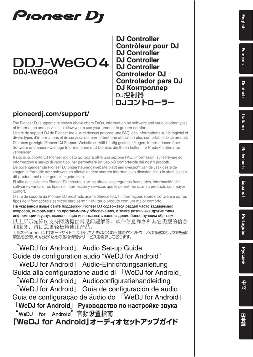 PIONEER DJ DDJ-WEGO4 Audio setup guide