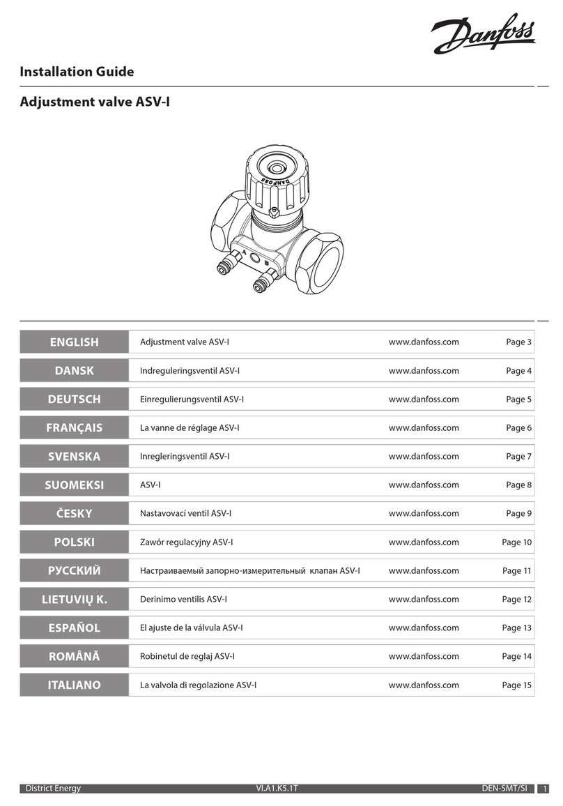 Danfoss ASV-I installation guide