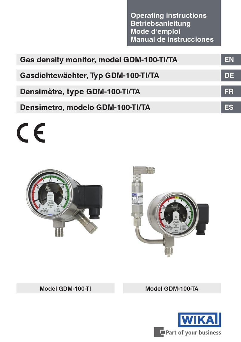 WIKA GDM-100-TA operating instructions
