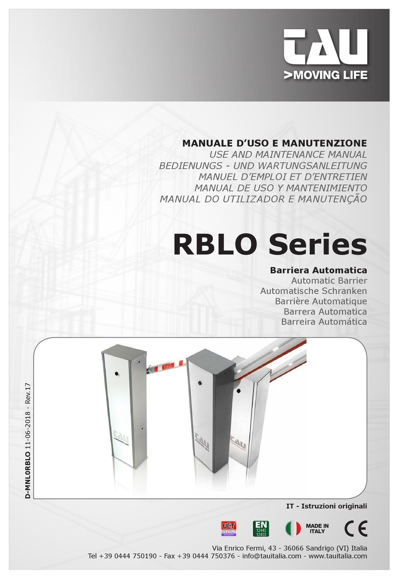 tau RBLO Series User manual