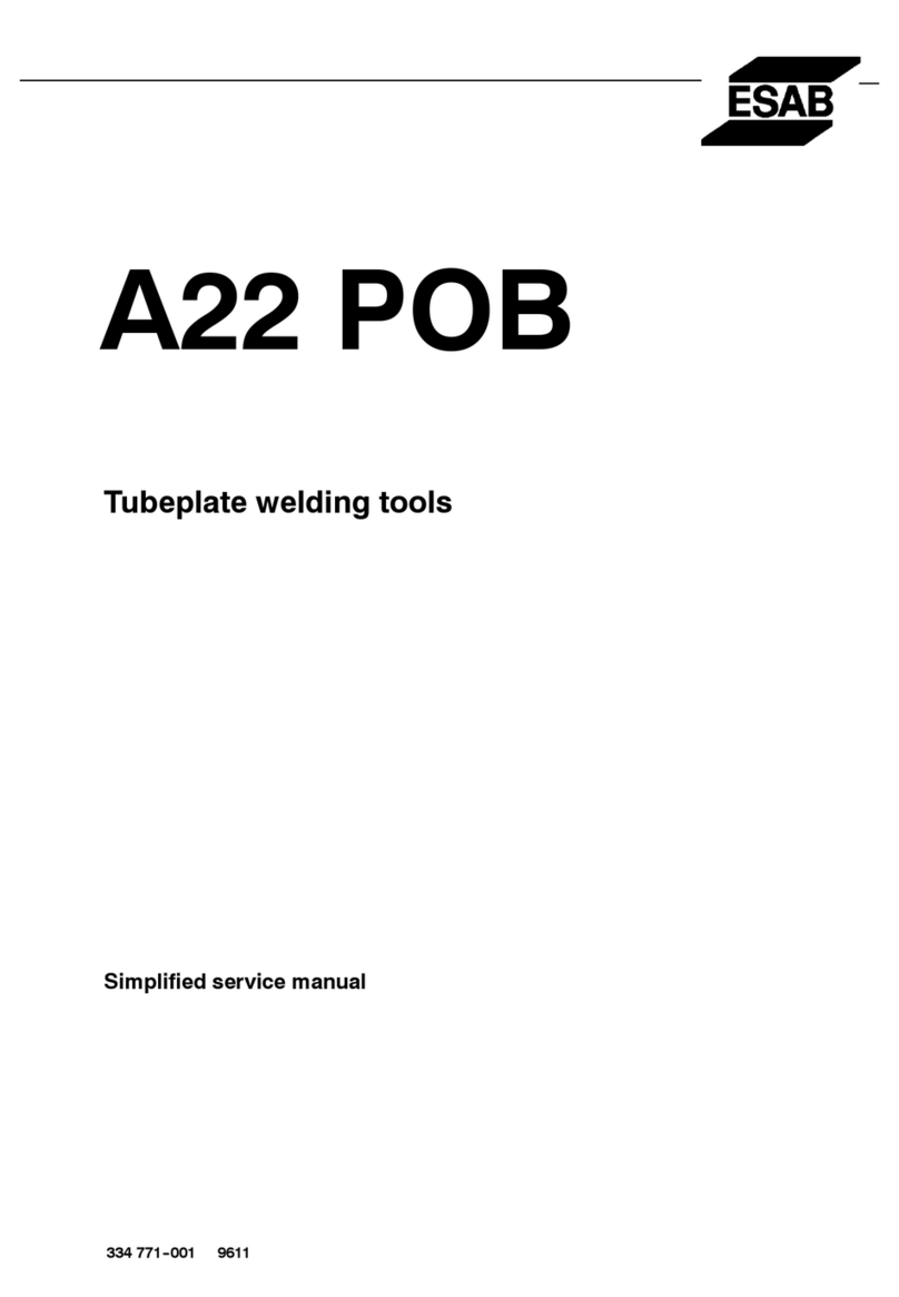 ESAB A22 POB Instructions for use