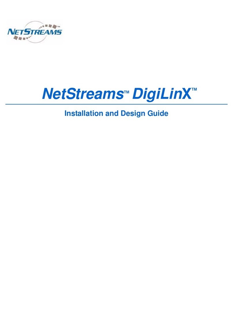 Netstreams DigiLinX Installation and design guide