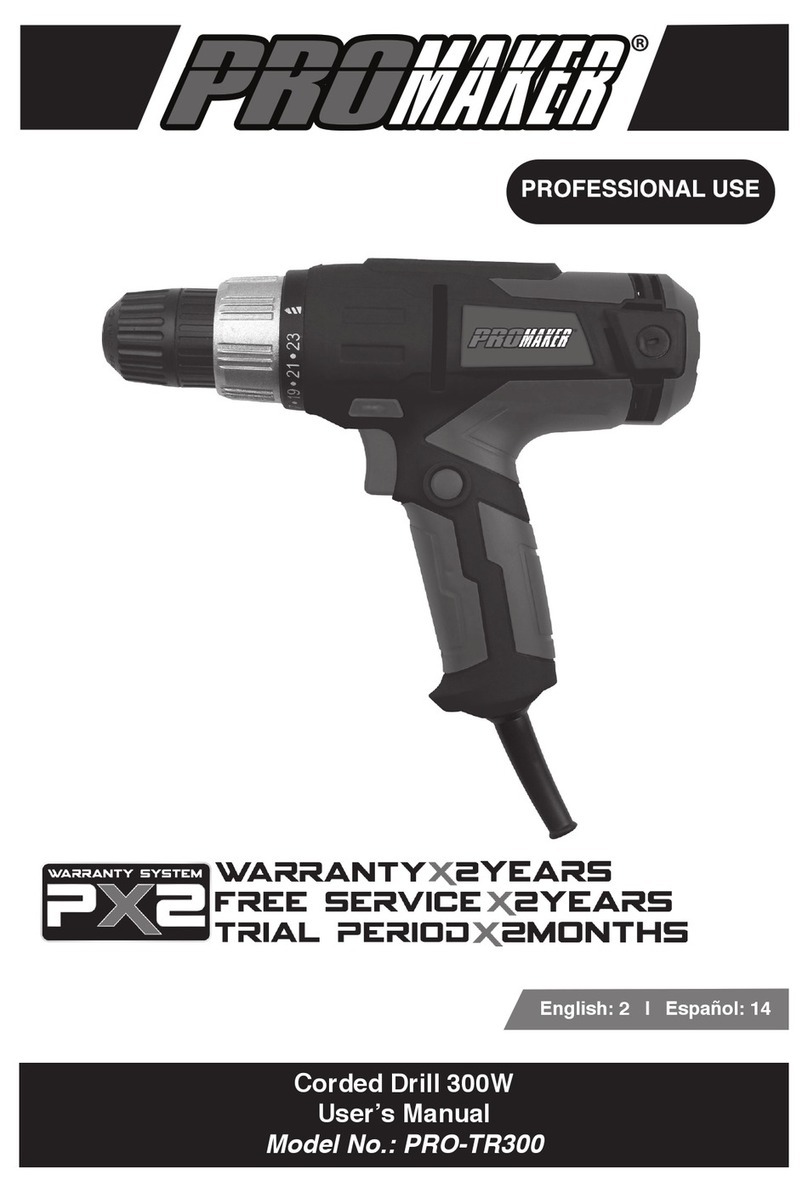Promaker PRO-TR300 User manual