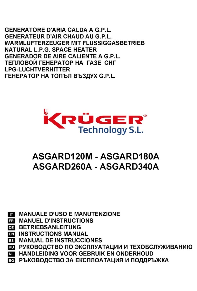 Kruger ASGARD120M instruction manual