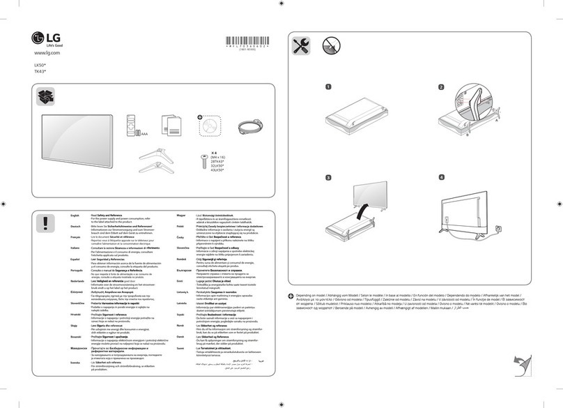LG LK50 Series User manual