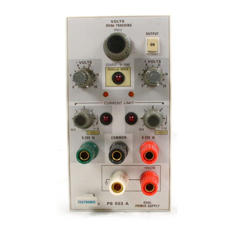 Tektronix PS 503A User manual