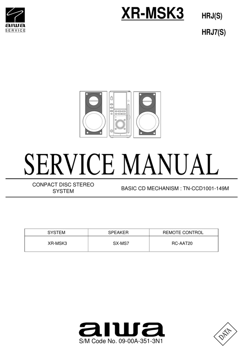 Aiwa XR-MSK3 User manual